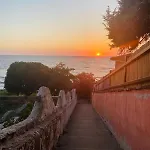 With Beautiful Private Garden & Breathtaking Sea View Apartman *